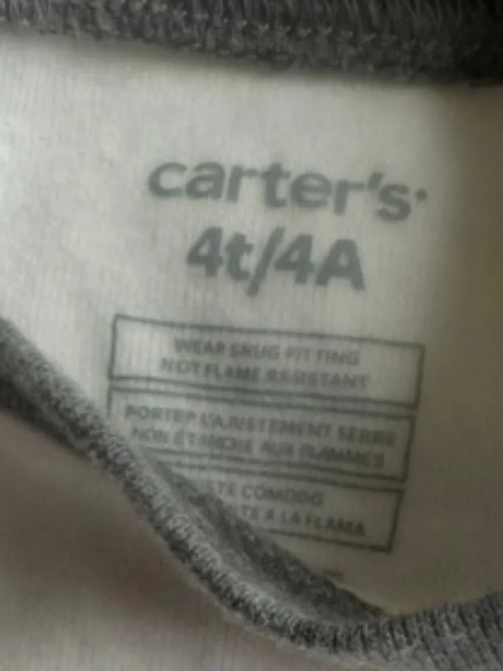 Carter's Boy Size 4T 2Pc PJ Set